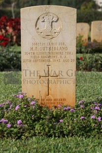 BEIRUT WAR CEMETERY - SUTHERLAND, HERBERT ELIJAH